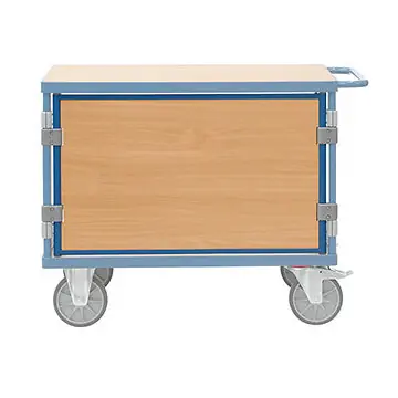 Längswand aus Holz für Tischwagen