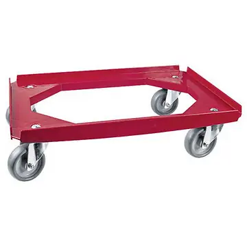 Transportroller, Lenkrollen mit TPE-Rädern passend für EURO-Kasten 600x400 mm
