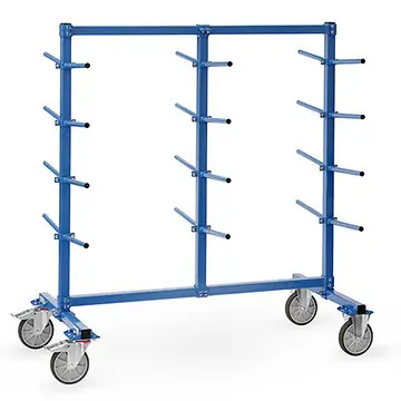 Tragarmwagen mit 24 Tragarme 5° zweiseitig