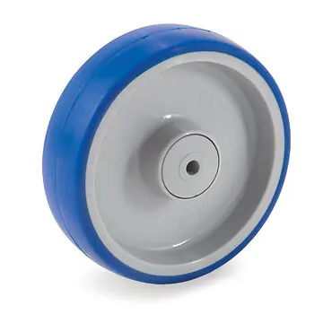 INOX Soft-Blue Polyurethanräder mit Kugellager