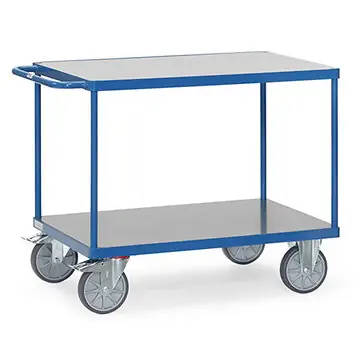 Schwere Tischwagen mit Hart-PVC Platten 500-600 kg
