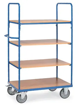 Etagenwagen mit 4 Etagen extrahoch: 1800 mm