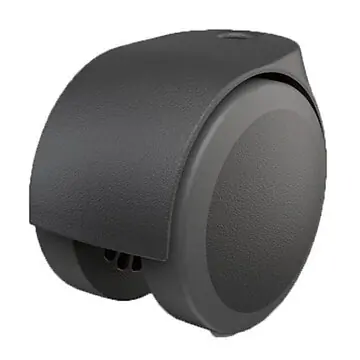 Bürostuhl-Rolle Ø65mm mit Universal-Laufbelag für alle Böden - Befestigung separat bestellen