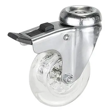 Skater-RL-Doppelstopp-Lenkrollen mit Gleitlager