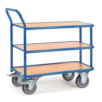 Tischwagen mit 2 oder 3 Böden, Tragkraft 400 kg
